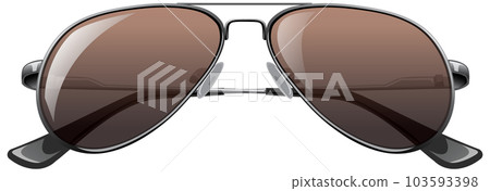 Stylish Aviator Glasses Vector Stylish Aviator Glasses Vector 103593398