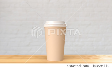 The coffee on wood table for Background concept 3d rendering The coffee on wood table for Background concept 3d rendering 103594110