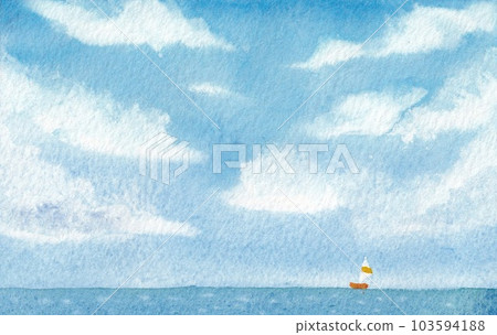 天空，大海和遊艇 103594188