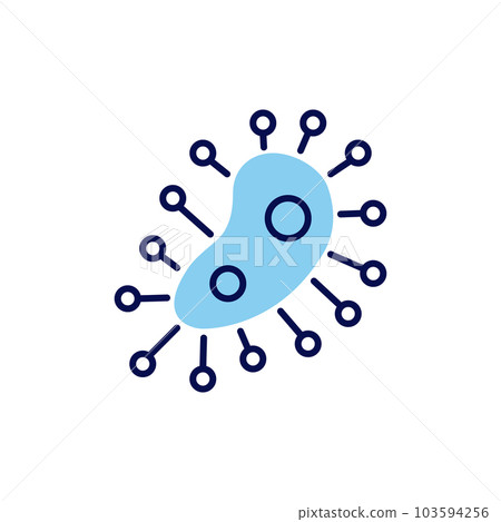 Microbe related vector icon. Microbe related vector icon. 103594256