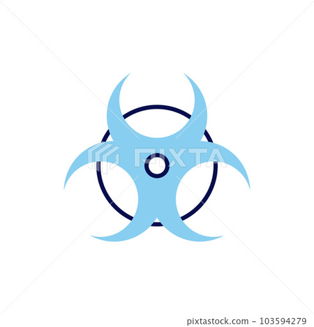 Biological Hazard related vector icon. 103594279