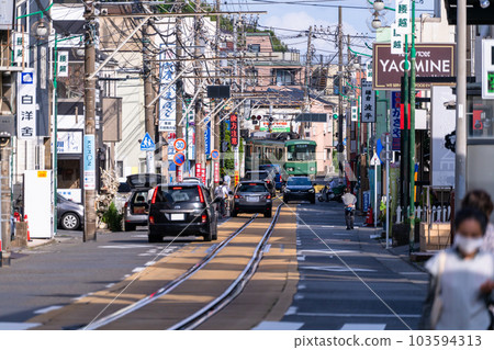 《神奈川縣》江之電流淌的湘南街道 103594313