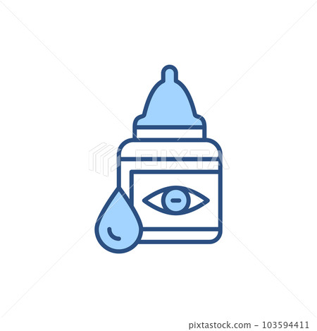 Eye Drops related vector icon. 103594411