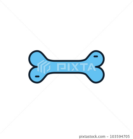 Bone related vector icon. Bone related vector icon. 103594705