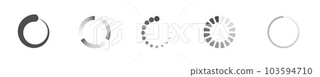 Download sign set. Load icons set. Load system. Data load. Loading bar. Froze computer. Vector stock illustration. Vector illustration Download sign set. Load icons set. Load system. Data load. Loading bar. Froze computer. Vector stock illustration. Vector illustration 103594710