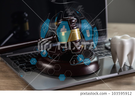law doctor concept Judge law medical pharmacy compliance Health care business rules dental insurance teeth equipment medical pharmacy care healthy concept 103595912