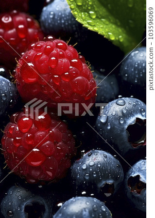 Fresh berries closeup "AI Generated Image" Fresh berries closeup "AI Generated Image" 103596069