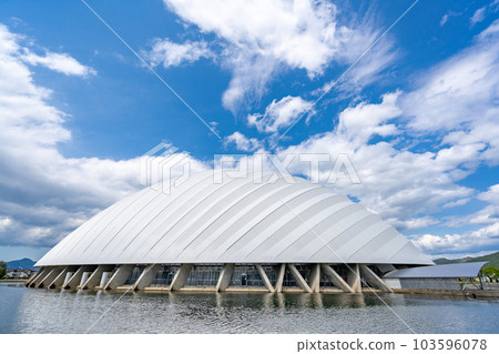Nipro Hachiko Dome Odate Jukai Dome Japan's largest wooden building Renewed nature Nipro Hachiko Dome Odate Jukai Dome Japan's largest wooden building Renewed nature 103596078