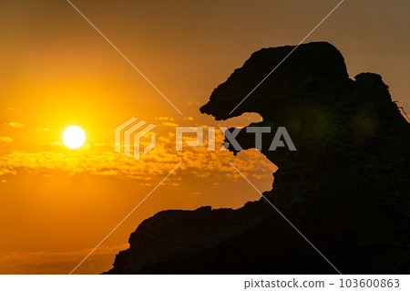 哥斯拉岩日落潮瀨崎礁區奇石怪石 103600863