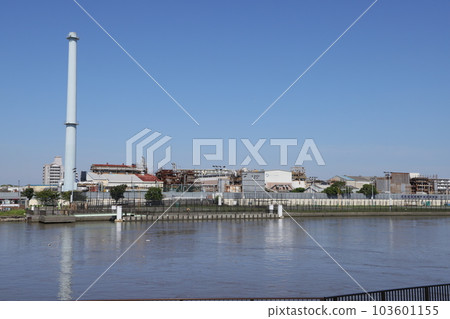 Scenery of the old Edogawa River and Motogyotoku, Ichikawa City, Chiba Prefecture 103601155