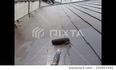 Exterior wall painting work 103601445