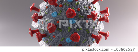 Coronavirus COVID-19 microscopic anatomy virus and disease 103602557