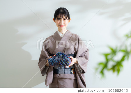 炭灰色素色和服包袱皮 炭灰色素色和服包袱皮 103602643