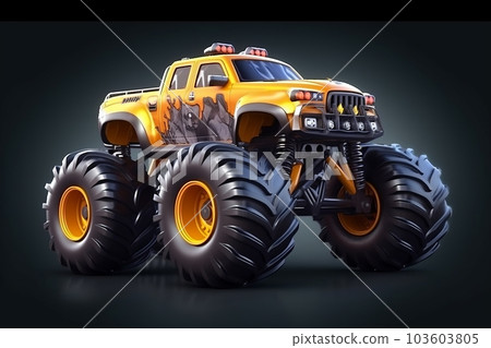 Monster truck, Generative AI AI 圖像 103603805