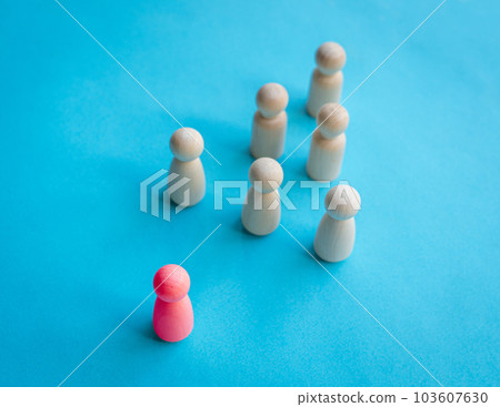 Leadership or talent search concept. 103607630