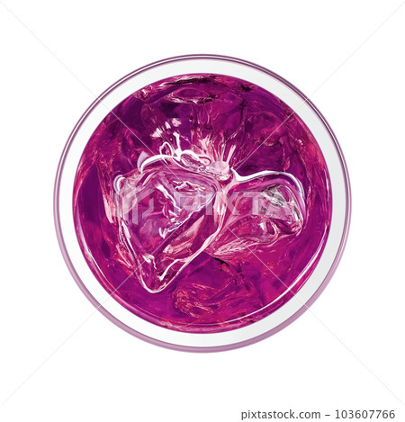 Illustration real of grape juice in a glass Illustration real of grape juice in a glass 103607766