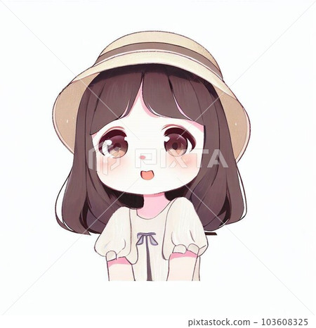 戴帽子的女孩 103608325