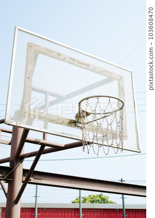 Basketball hoop with backboard 103608470