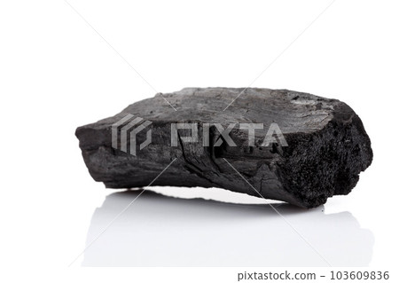 hardwood charcoal coal Isolated hardwood charcoal coal Isolated 103609836