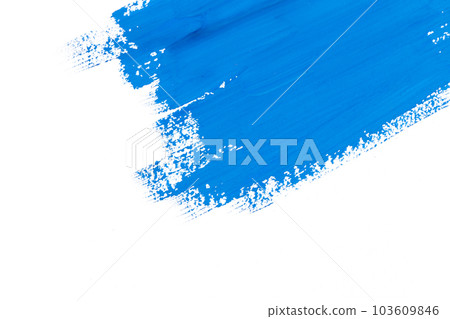 stroke blue paint brush stroke blue paint brush 103609846