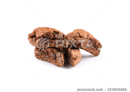 Cantucci with chocolate pieces Cantucci with chocolate pieces 103609866