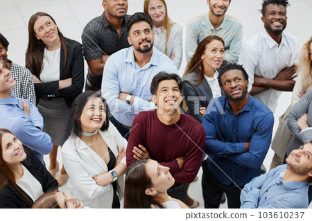 Top view group of successful business people Top view group of successful business people 103610237