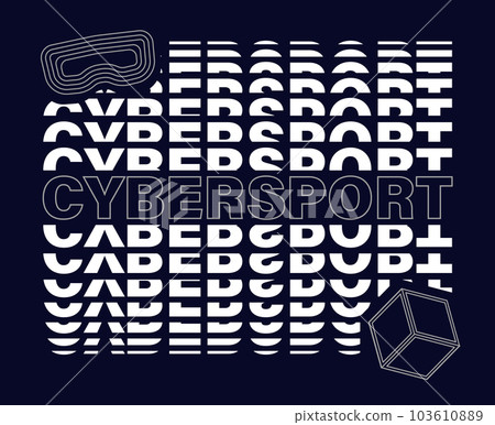 Cyber Sport banner. Video Games conception Cyber Sport banner. Video Games conception 103610889