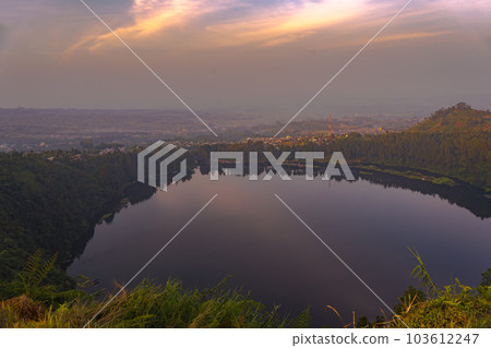 Telaga Menjer or Lake Menjer in Wonosobo, Central java, Indonesia 103612247