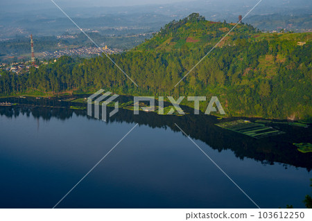 Telaga Menjer or Lake Menjer in Wonosobo, Central java, Indonesia 103612250