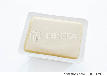 包裝好的絲豆腐 包裝好的絲豆腐 103612913