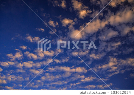 初夏傍晚的天空 103612934