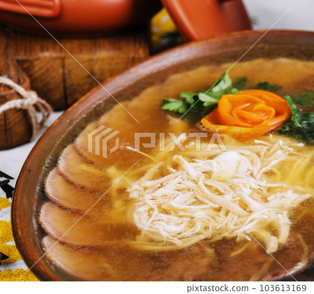 Aspic meat cold appetizers, ukrainian cuisine. Aspic meat cold appetizers, ukrainian cuisine. 103613169