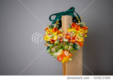 Handmade Hawaiian Ribbon Lei Charm Handmade Hawaiian Ribbon Lei Charm 103613300