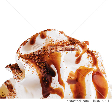 Delicious Cup of Mocha with whipped cream 103613901