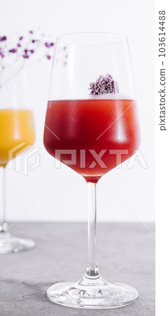Summer fresh red and yellow cocktail Summer fresh red and yellow cocktail 103614488