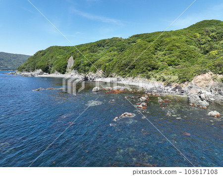 愛媛縣伊方町 海角煉油廠舊址 海岸風光 103617108