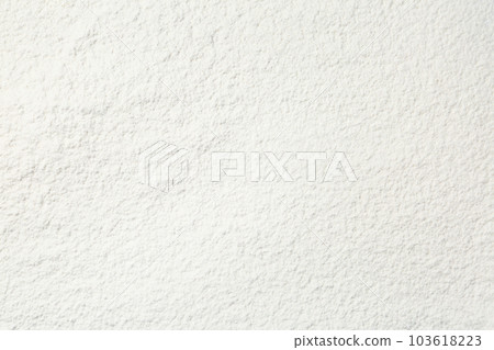 Pile of organic flour as background, top view 103618223