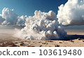 Clouds in the desert 103619480