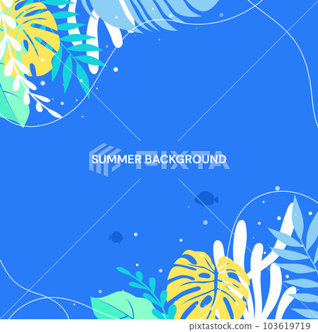 Summer sale banner design template. Vector illustration Summer sale banner design template. Vector illustration 103619719