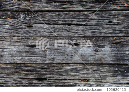 Blank old lumber dried wood panel with show texture detail and cracked on background from top-view Blank old lumber dried wood panel with show texture detail and cracked on background from top-view 103620413