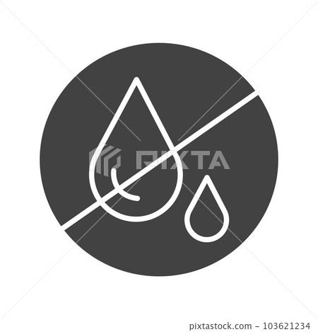 Water Scarcity icon vector image. 103621234