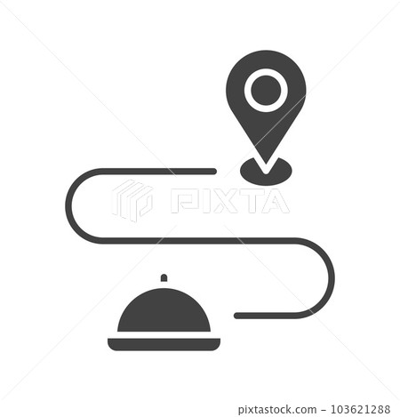 Tracking icon vector image. 103621288