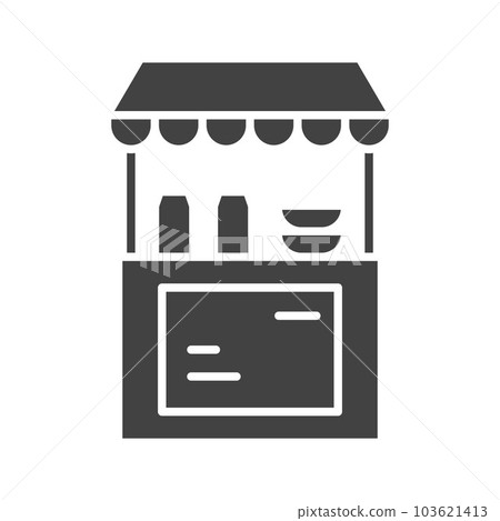 Stall icon vector image. 103621413