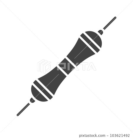 Resistor icon vector image. 103621492