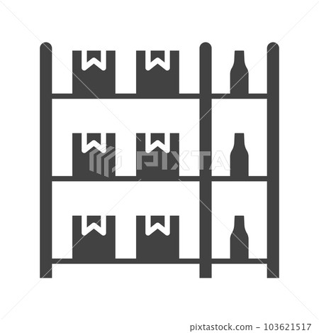 Rack icon vector image. 103621517