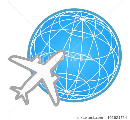 地球網絡和飛機 103621734