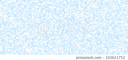 Seamless pixelated blue texture. Navy noise grain pattern. Sapphirine and airy mosaic background. Light blue shades vector background 103621752