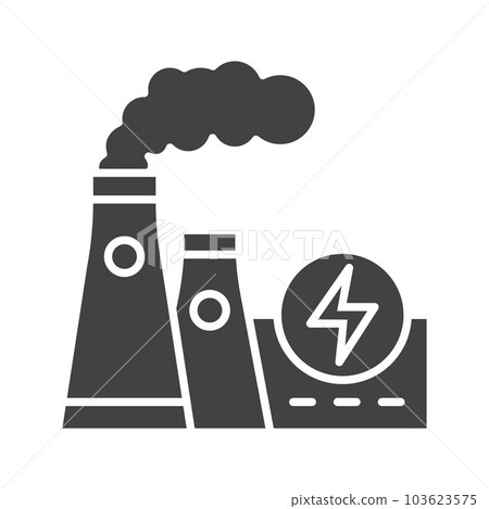 Power Station icon vector image. Power Station icon vector image. 103623575