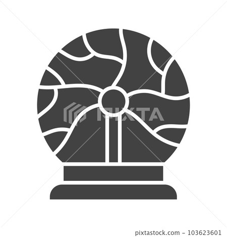 Plasma Ball icon vector image. Plasma Ball icon vector image. 103623601