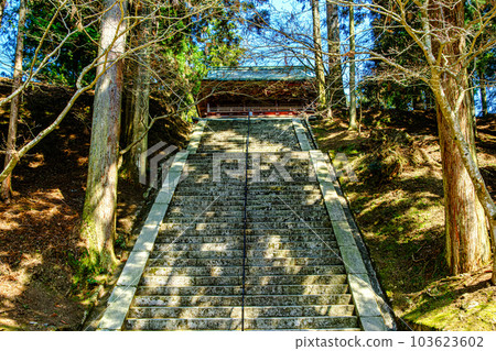 Mt. Hiei, Monjuro of Enryakuji Temple East Tower Mt. Hiei, Monjuro of Enryakuji Temple East Tower 103623602
